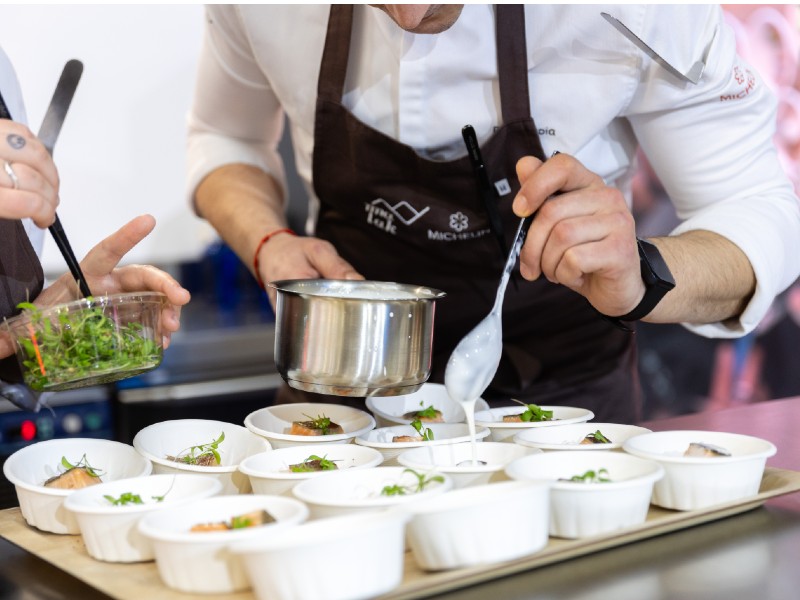 Un showcooking en H&T.